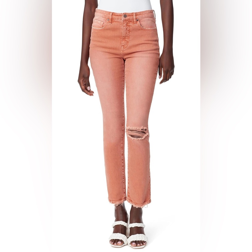BRAND NEW Sam Edelman Orange Ripped Jeans